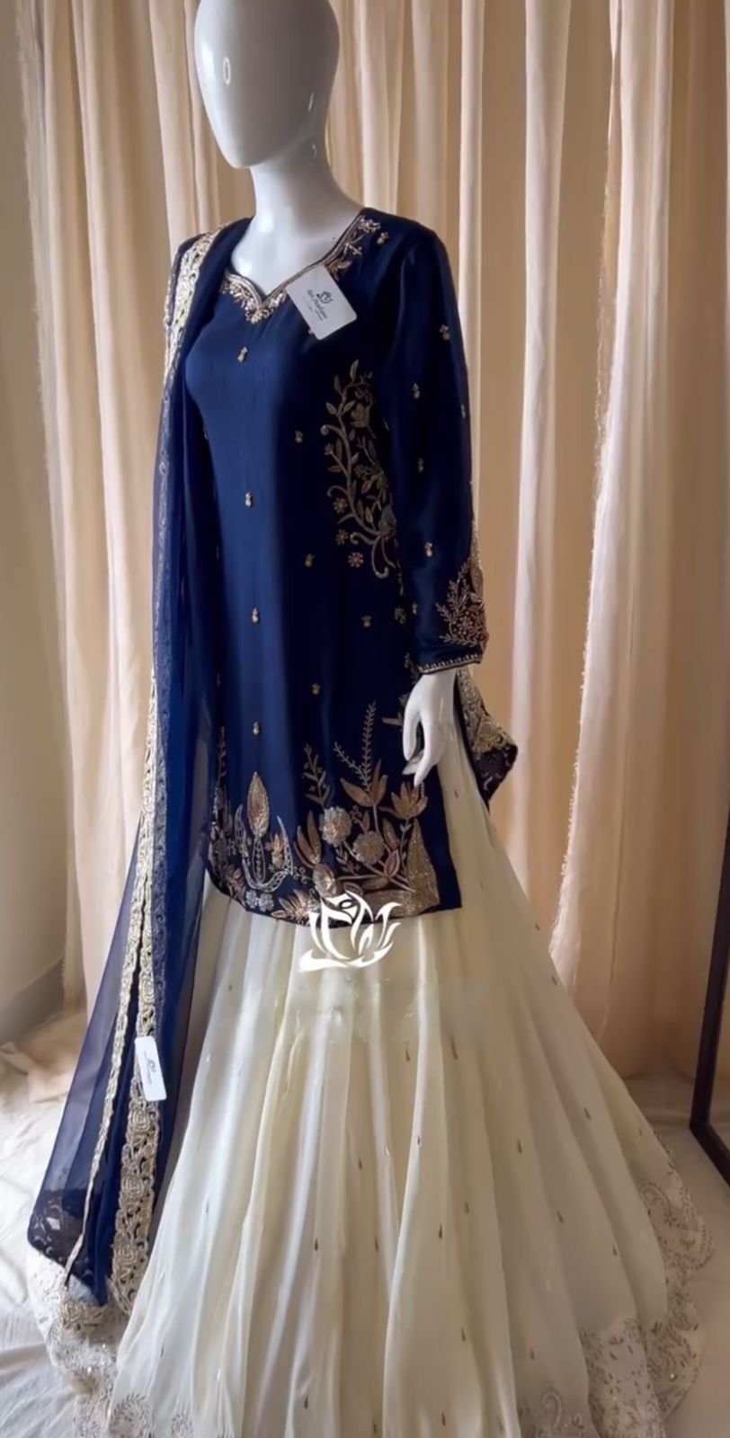 Navy Noor Lehenga Suit