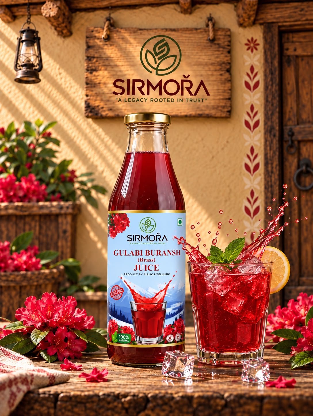 SIRMOŘA Gulabi Buransh (Brass) Juice