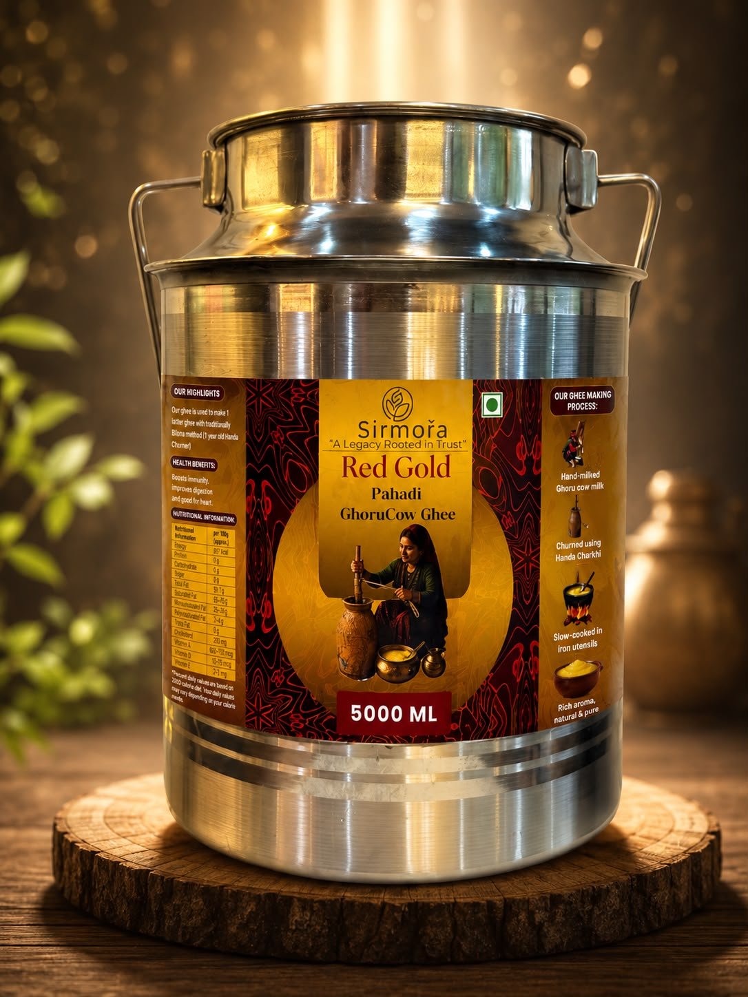 Red Gold Pahadi Cow Ghee