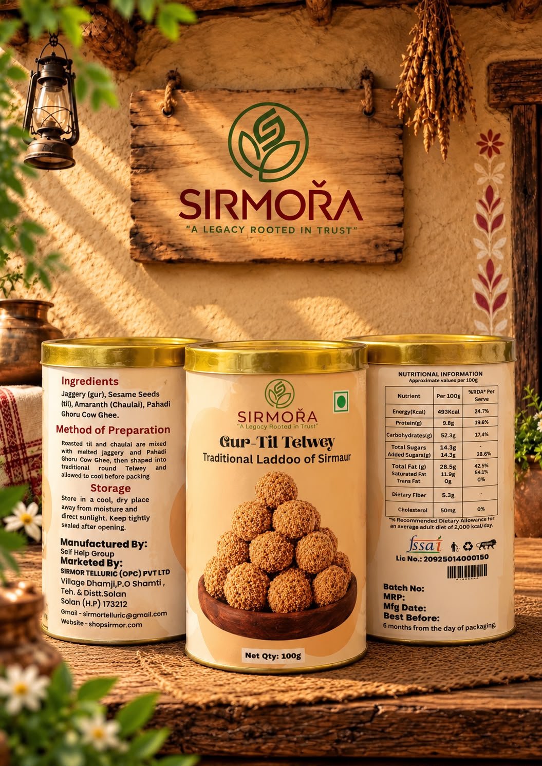 Gur-Til Telwey (Traditional Laddoo of Sirmaur)